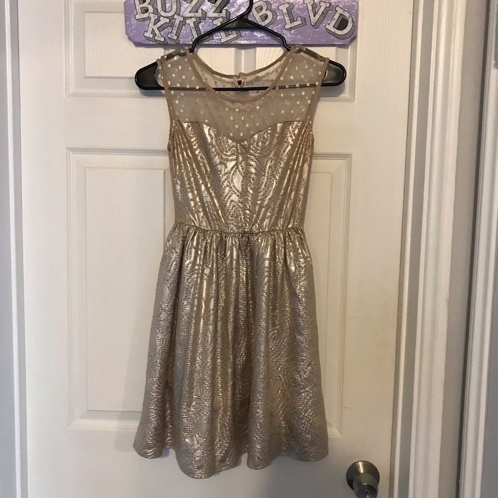 Gold Party Dress
